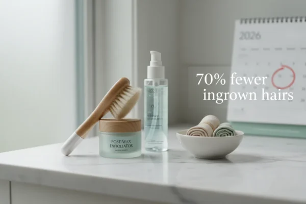 Post-Wax Exfoliation: 70% Fewer Ingrown Hairs in 2026